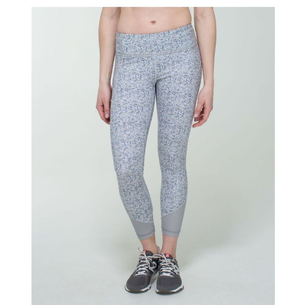 Lululemon Pace Queen Leggings Petite Fleur Silver Spoon Ambient Grey